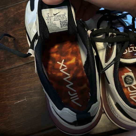 NIKE Air Max 270 React 'Tortoise Shell' Sneakers | Size 8 Women’s - Picture 8 of 8